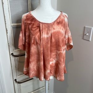 Cold Shoulder Blouse - Moon KISS - Size small